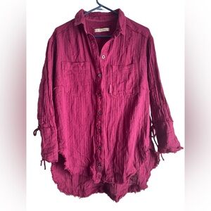 We the Free / Free People Venice Top Purple NEW WITH TAGS (Size Small)